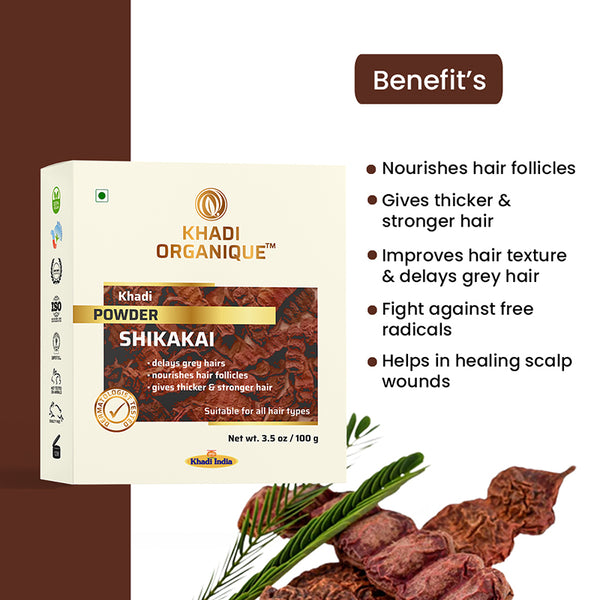 KHADI ORGANIQUE SHIKAKAI POWDER - 100g