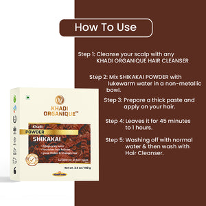 KHADI ORGANIQUE SHIKAKAI POWDER - 100g