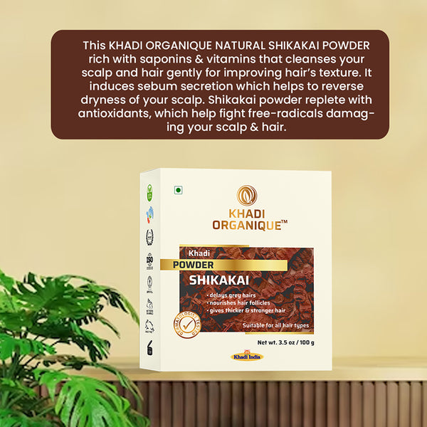 KHADI ORGANIQUE SHIKAKAI POWDER - 100g