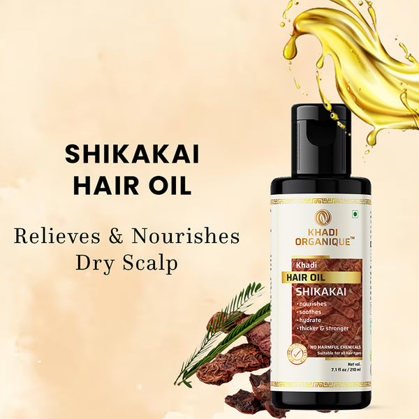 Khadi Organique Shikakai Hair Oil -210ml