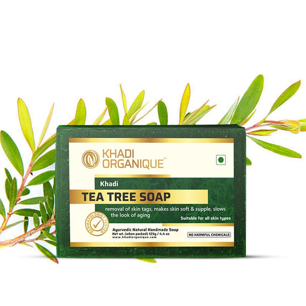 KHADI ORGANIQUE TEA TREE SOAP (Pack Of 3)