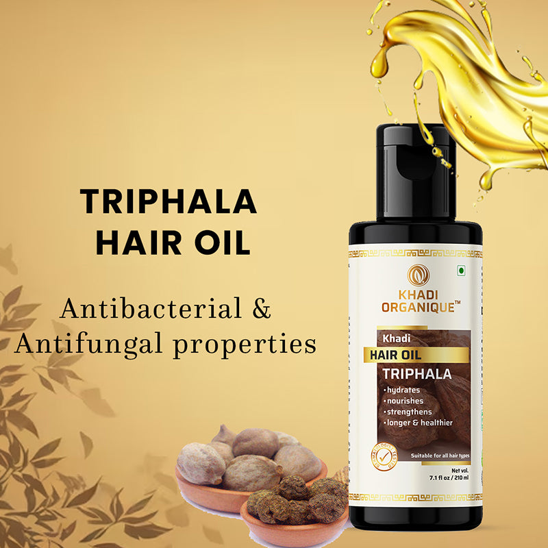 Khadi Organique Triphala Hair Oil -210ml