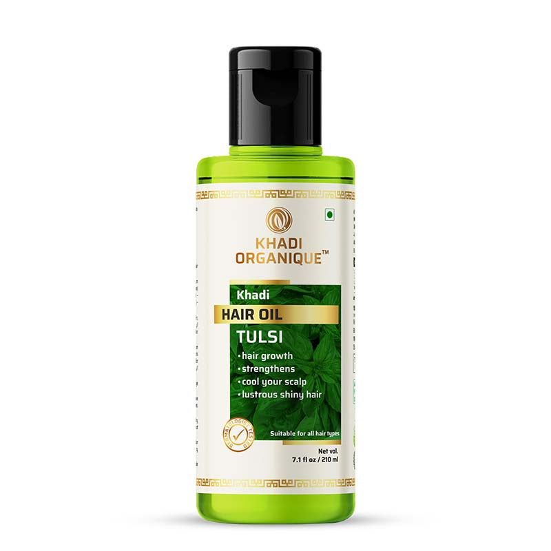 Khadi Organique Tulsi Hair Oil -210ml