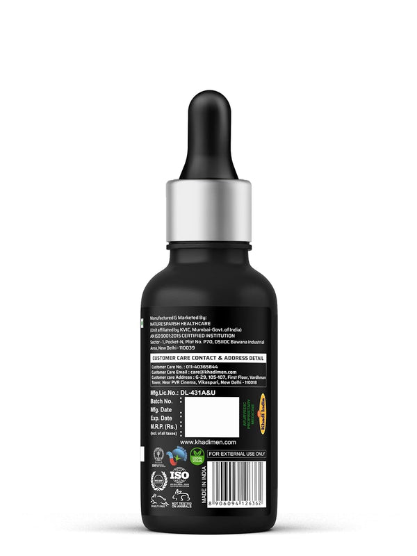 Khadi Men Vitamin C Face Serum For Anti-Aging Brightening Serum with Hyaluronic Acid & Natural Antioxidants for Youthful Radiance