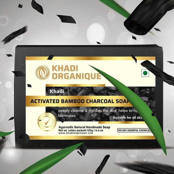 Khadi Organique Activated Bamboo Charcoal Soap Combo Kit