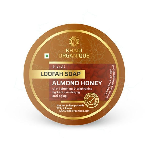 Khadi Organique Almond Honey Loofah Soap
