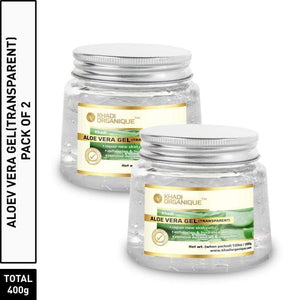 Khadi Organique Aloevera Gel (Transparent) Pack Of 2
