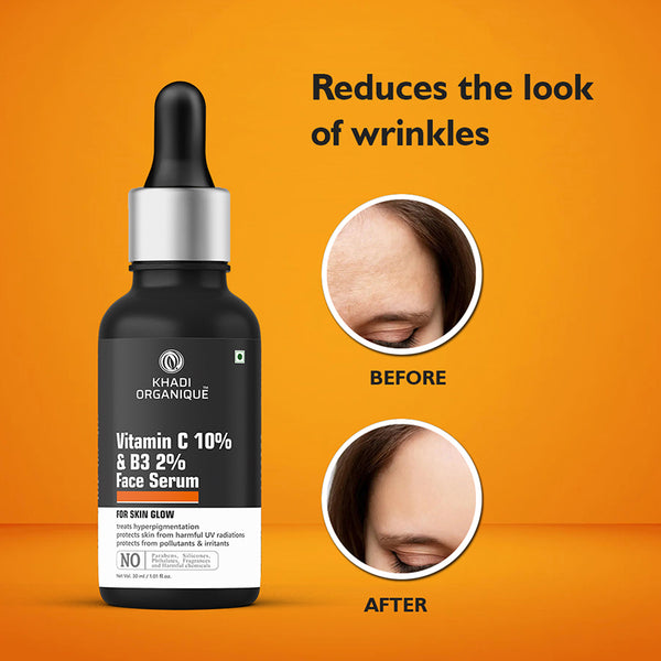 Khadi Organique VITAMIN C 10% & B3 FACE SERUM-30 ml