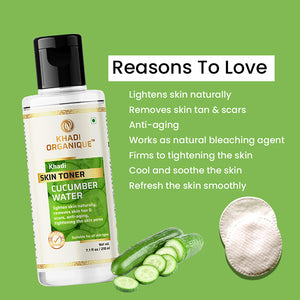 Khadi Organique Cucumber Water Skin Toner