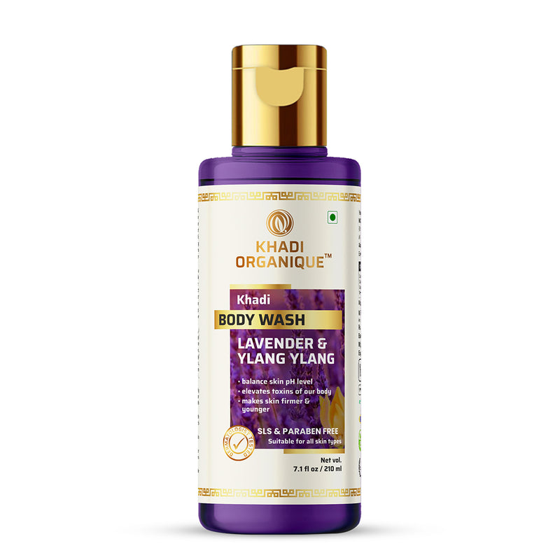 Khadi Organique Lavender & Ylang Body Wash (SLS & PARABEN FREE)