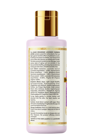 Khadi Organique Lavender Fairness Lotion (SLS & Paraben Free)