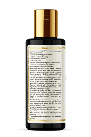 Khadi Organique Amla Hair Oil Paraben Mineral Oil Free-210ml