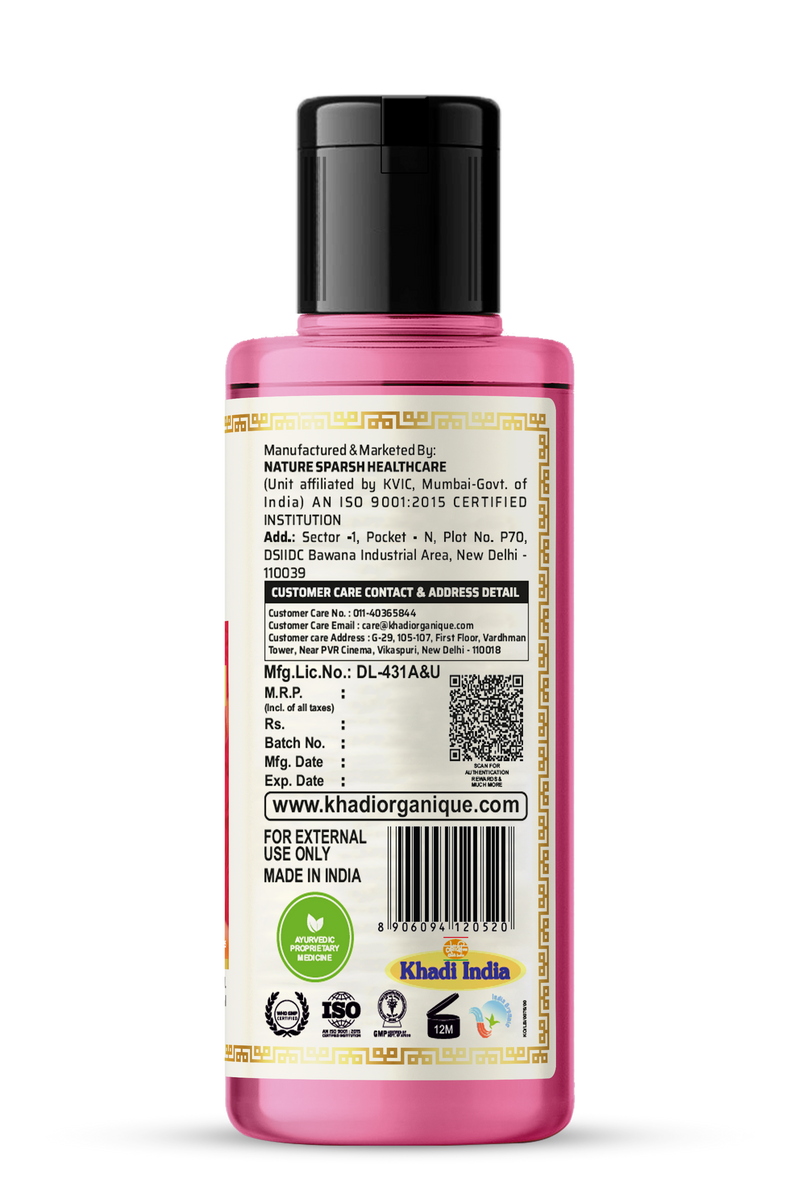 Khadi Organique Rose & Honey Body Wash