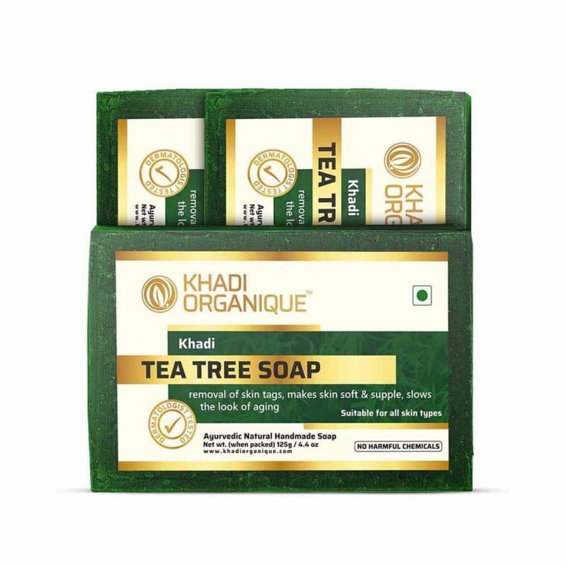 Buy Khadi Organique Tea Tree Soap Pack Of 3 Tea Tree