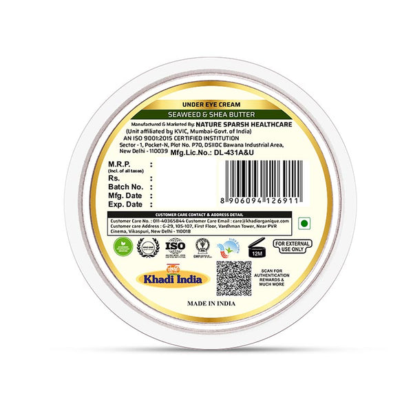 Khadi Organique Under Eye Cream-50gm