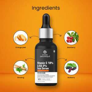 Khadi Organique VITAMIN C 10% & B3 FACE SERUM-30 ml