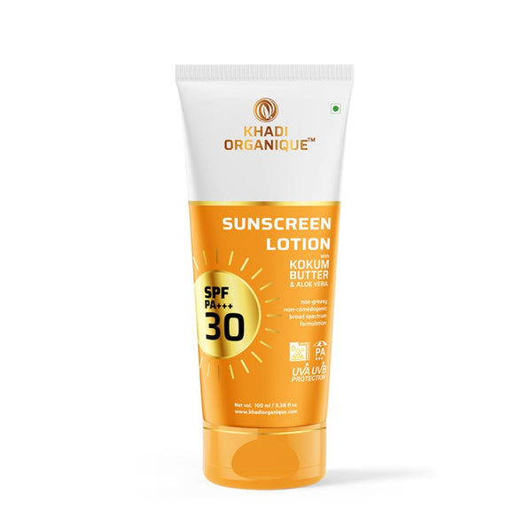 Khadi Organique Sunscreen Lotion SPF 30 With Kokum Butter and Aloe Vera