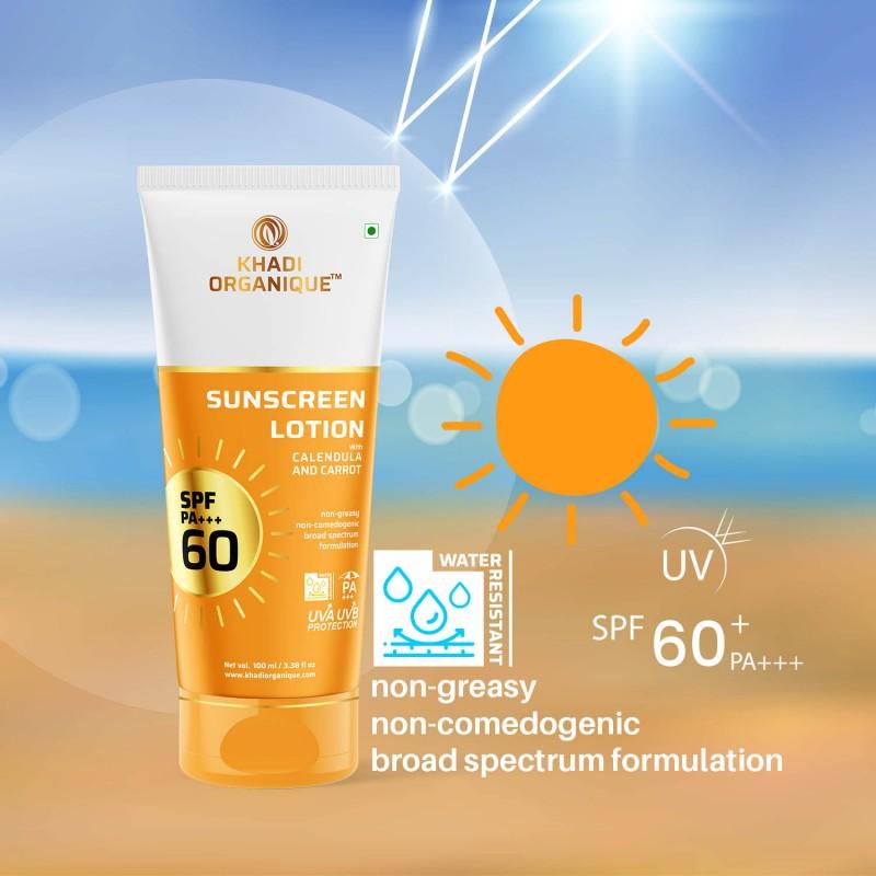 Khadi Organique Sunscreen Lotion SPF 60 - khadiorganique