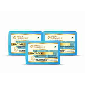 Khadi Organique Mint Soap (Pack Of 3)