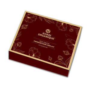 Khadi Organique Red Onion Hair Oil, Cleanser & Conditioner Gift Kit(300ml)