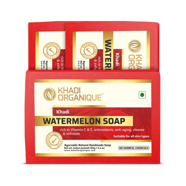 KHADI ORGANIQUE WATERMELON SOAP (Pack Of 3)